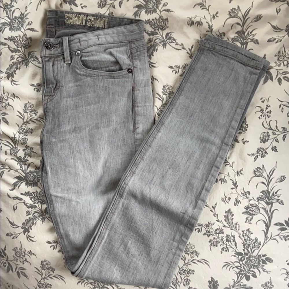 Madewell Light Gray Skinny Jeans